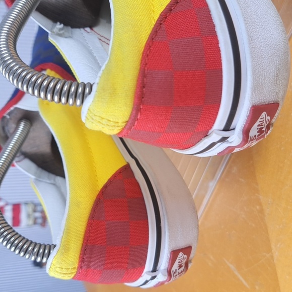 Women's Vans classic slip-on OTW rally checkered multicolor casual SZ 8 shoes - Picture 4 of 8
